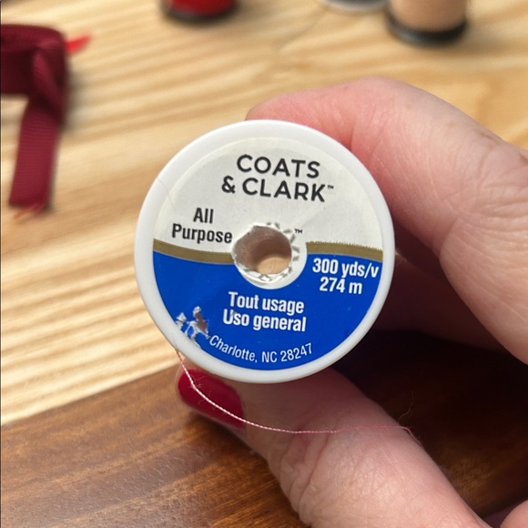 Pink Polyester Thread Spool - Picture 2 of 3